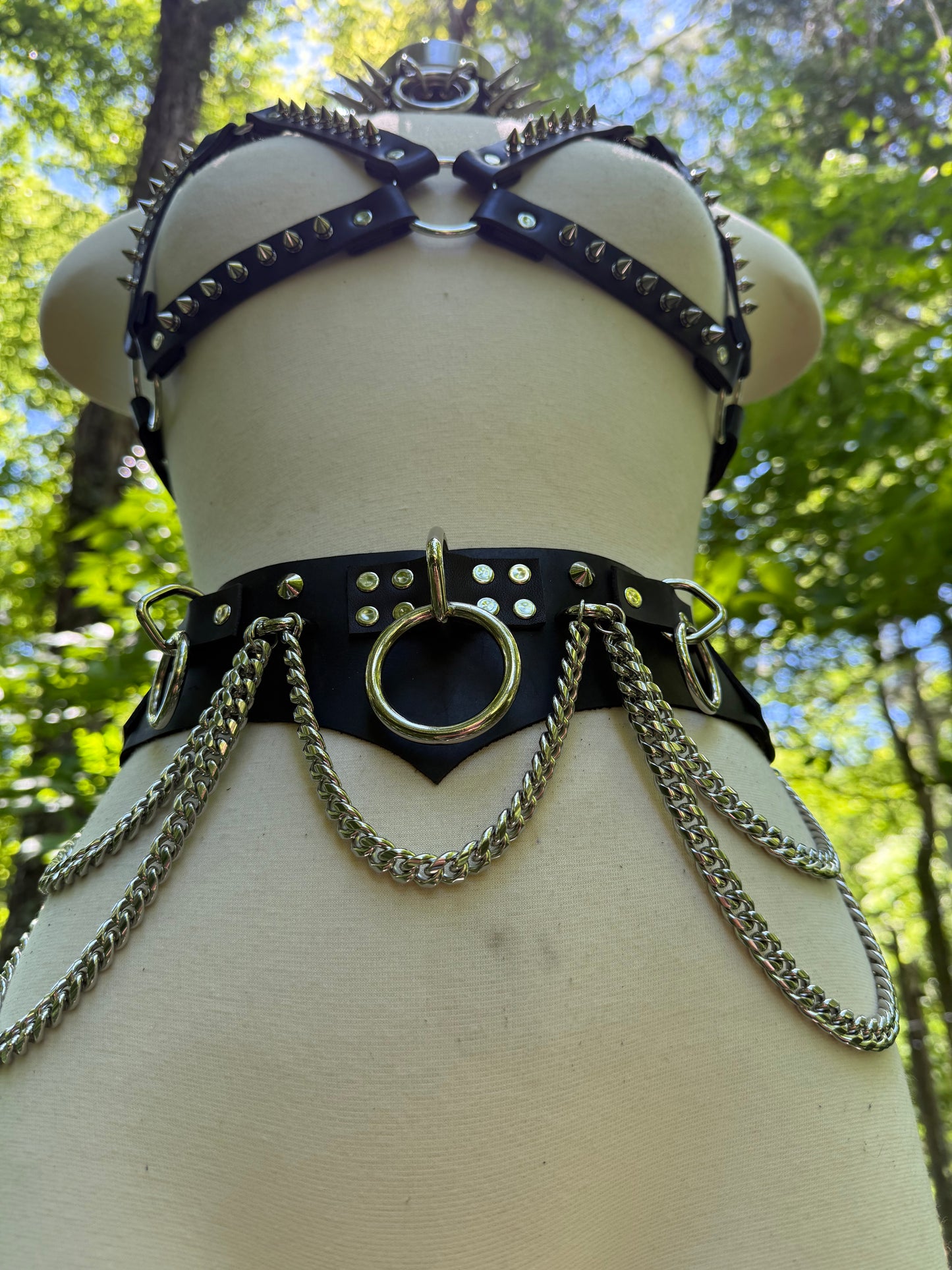 Fashion Bondage Belt with O-Rings