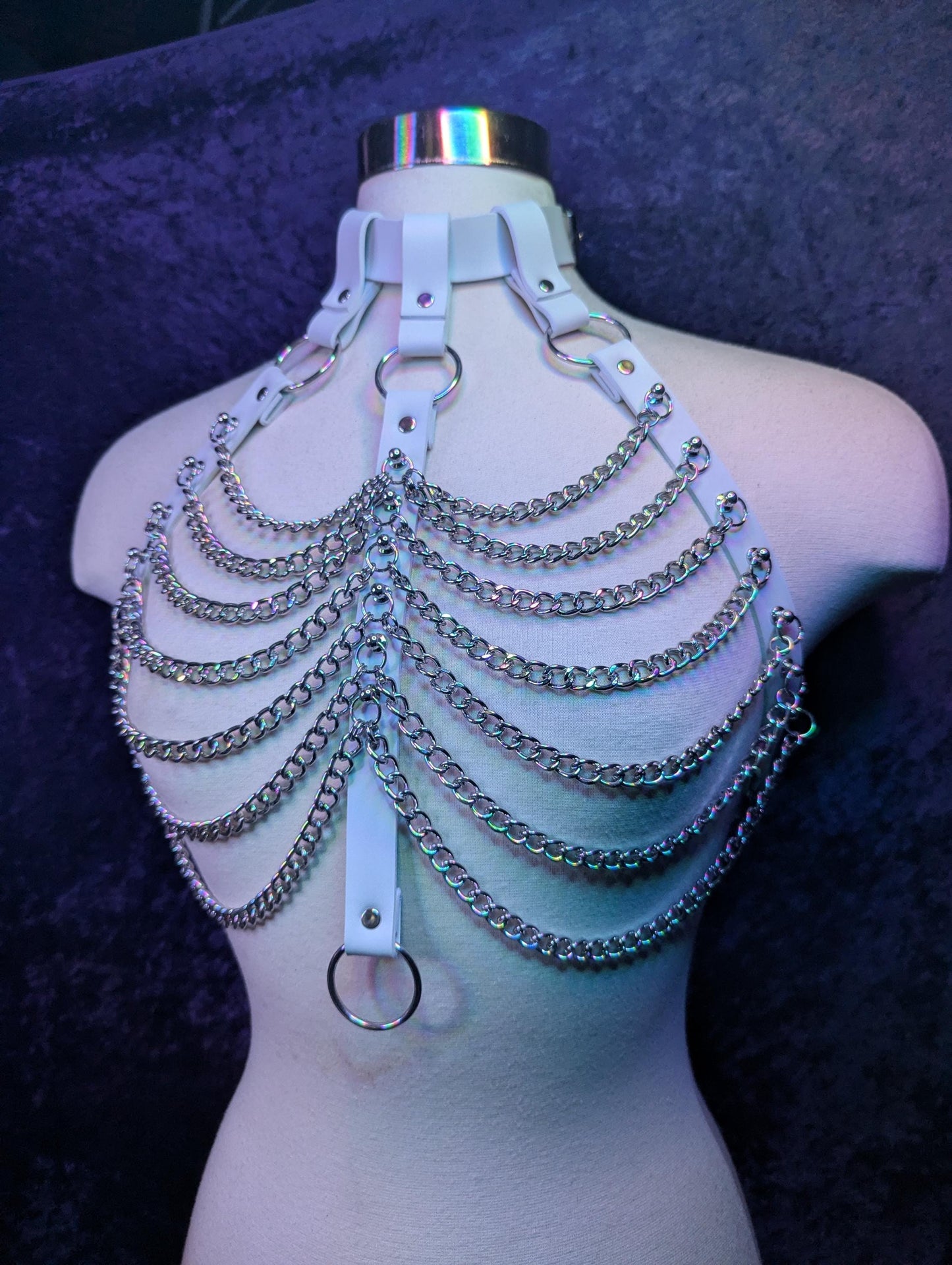 "Snow Maiden" Chain Bra