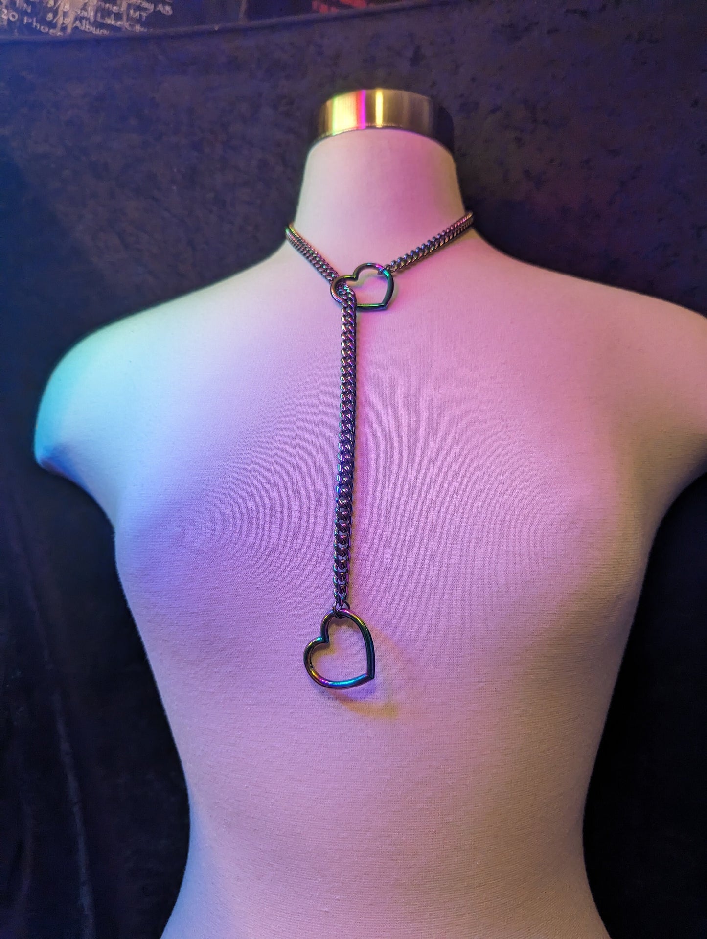 Rainbow Slip Chain Necklace