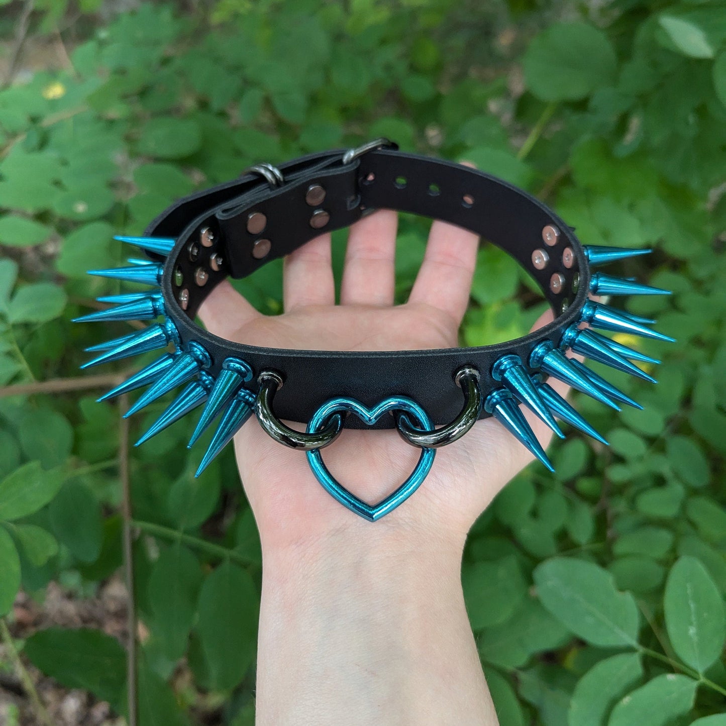 Blue Heart Choker
