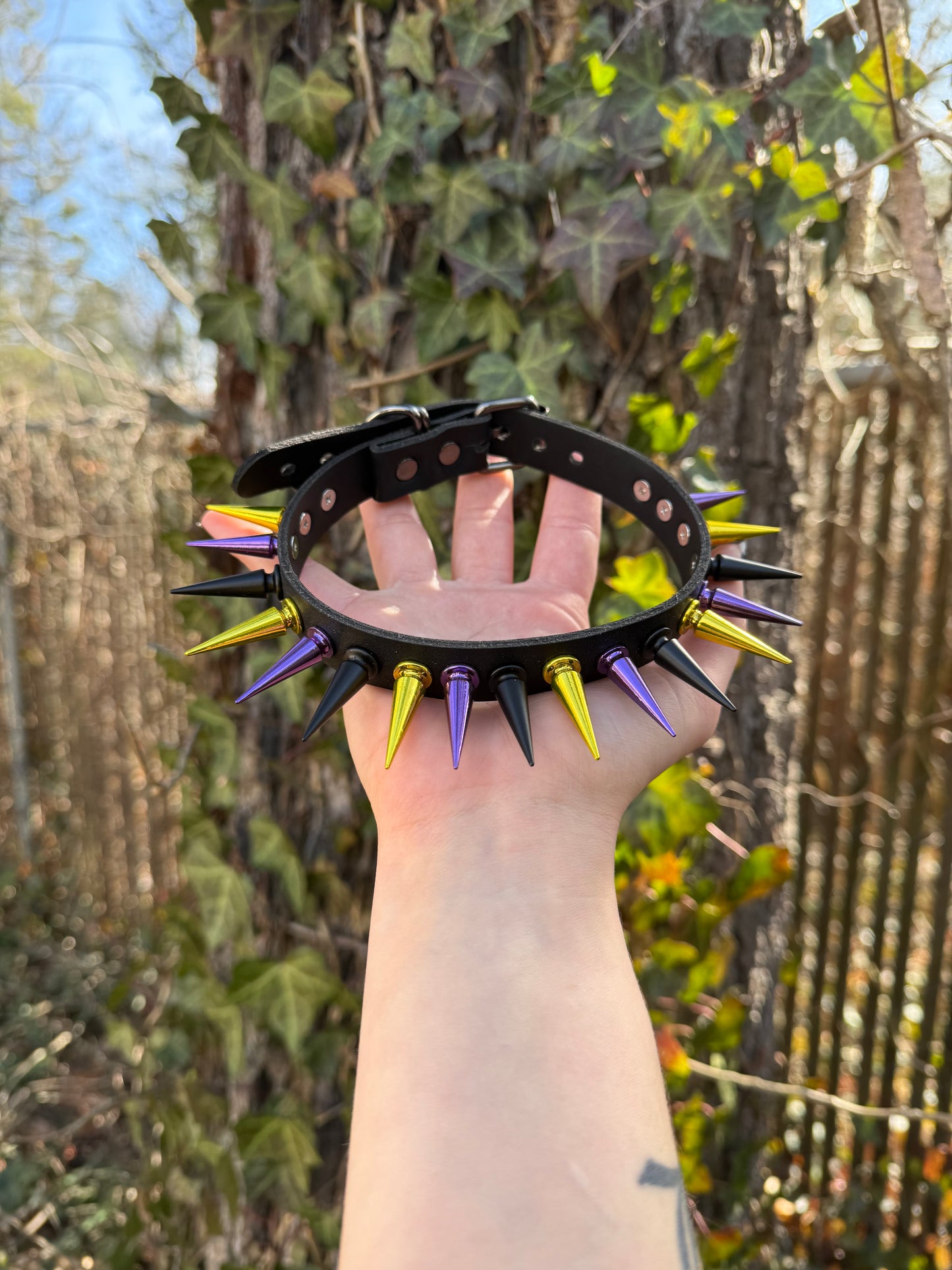 Yellow // Purple // Black Choker