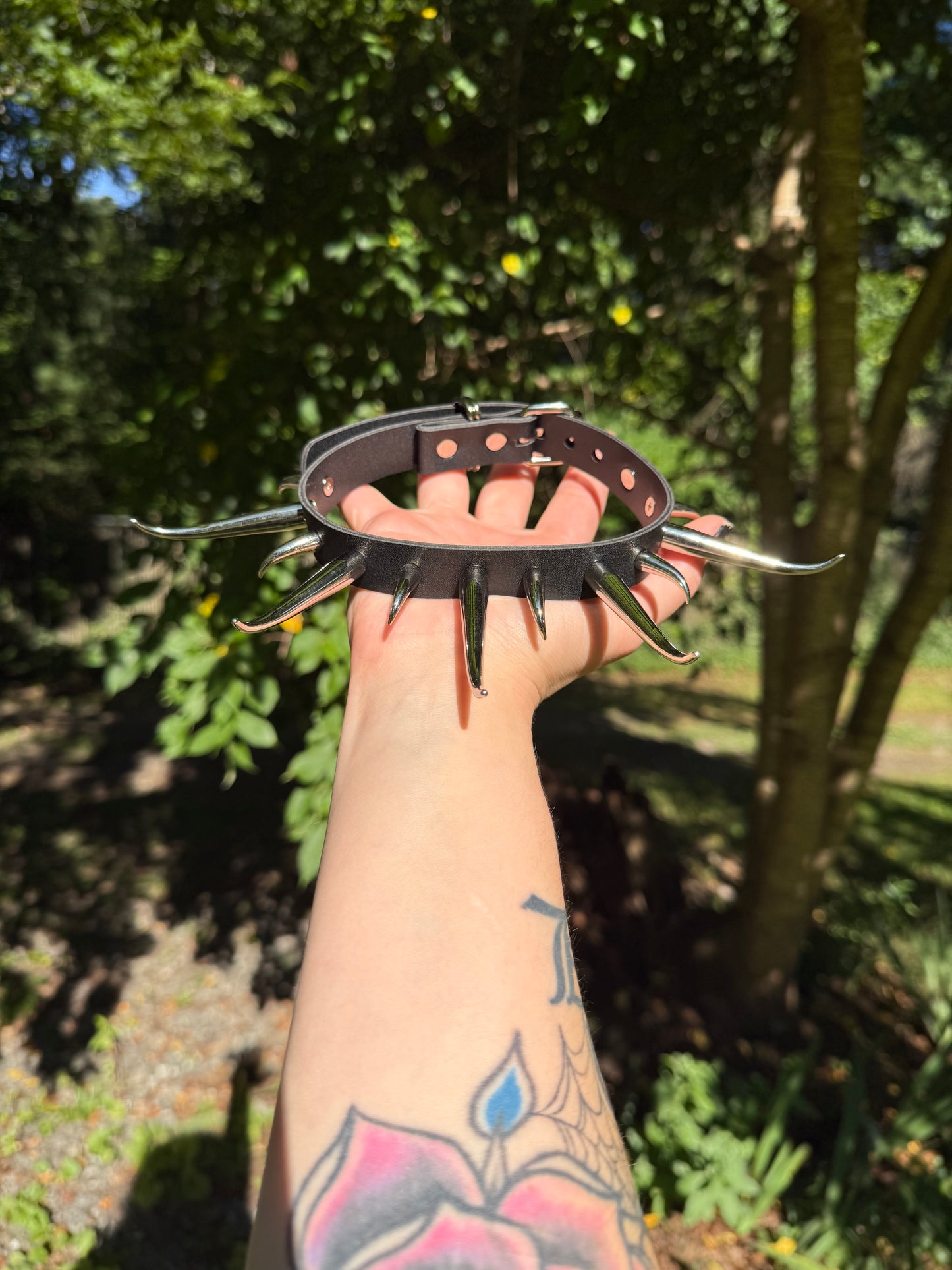 XL Cat Claw Spike Collar