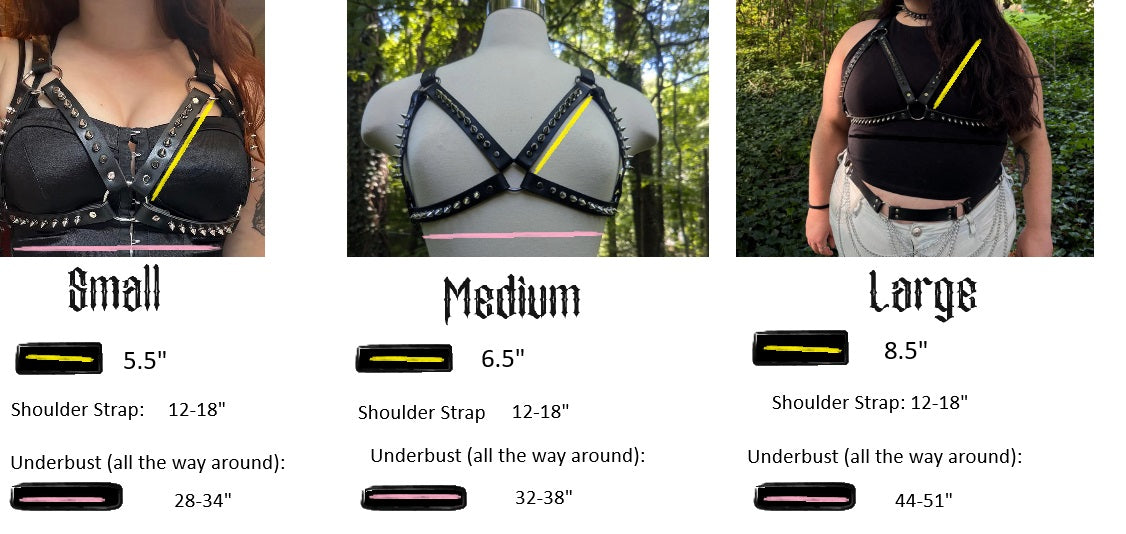 "Breathless" Spiked Bra