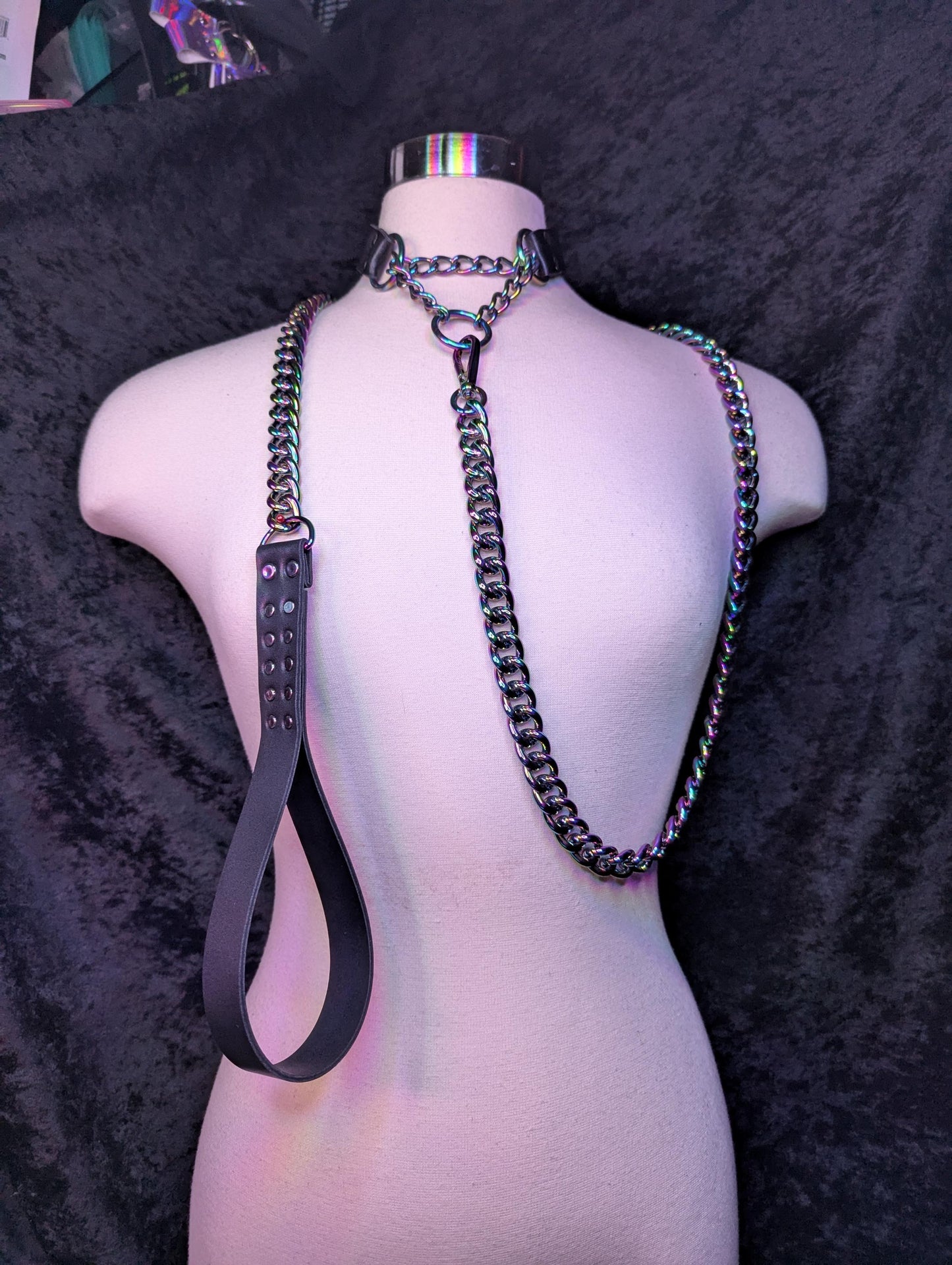 Rainbow Chain Leash