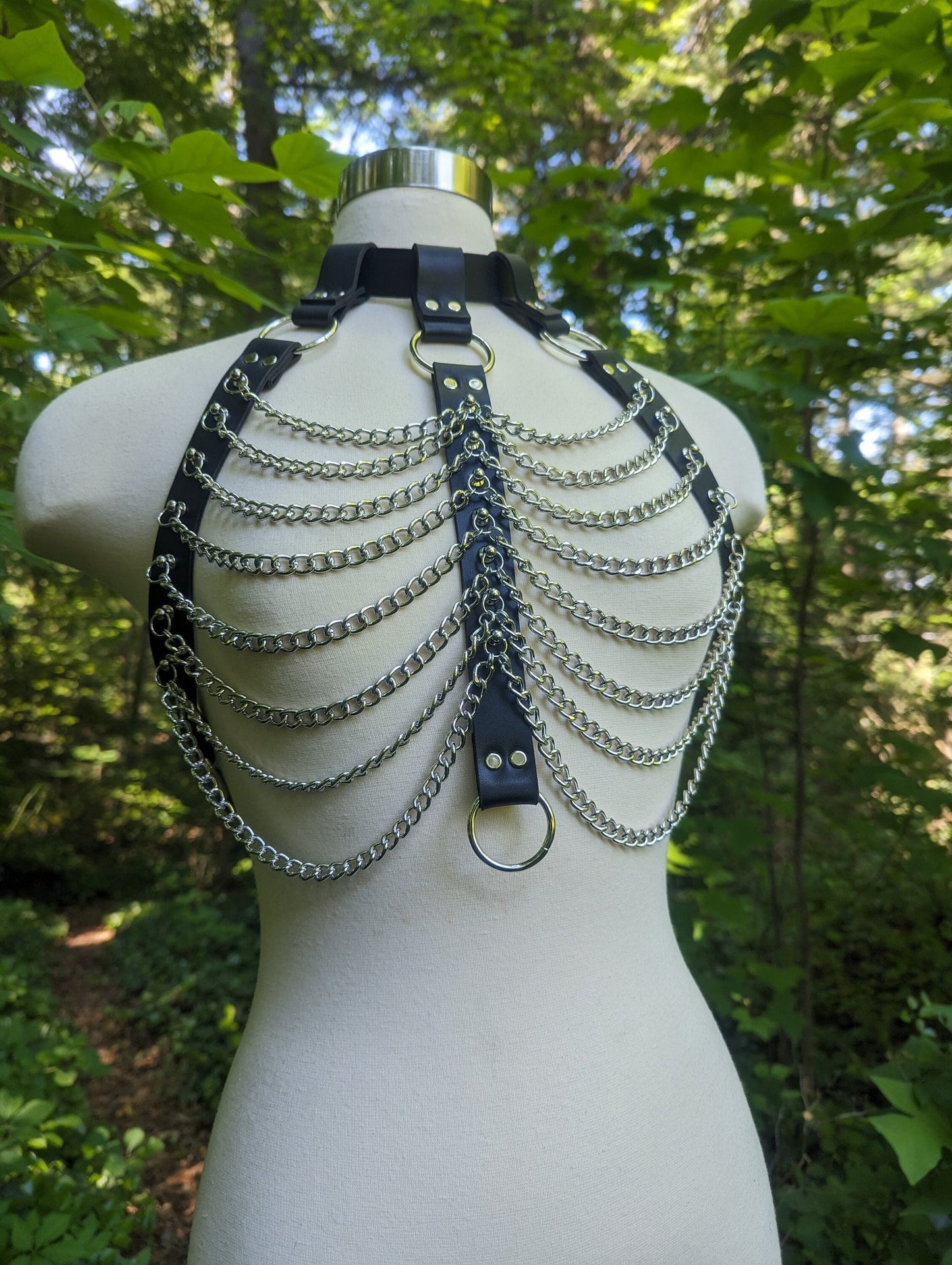 "Shadow" Chain Bra