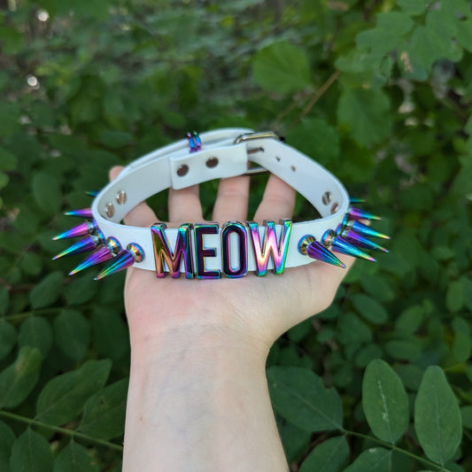 MEOW Spiked Collar