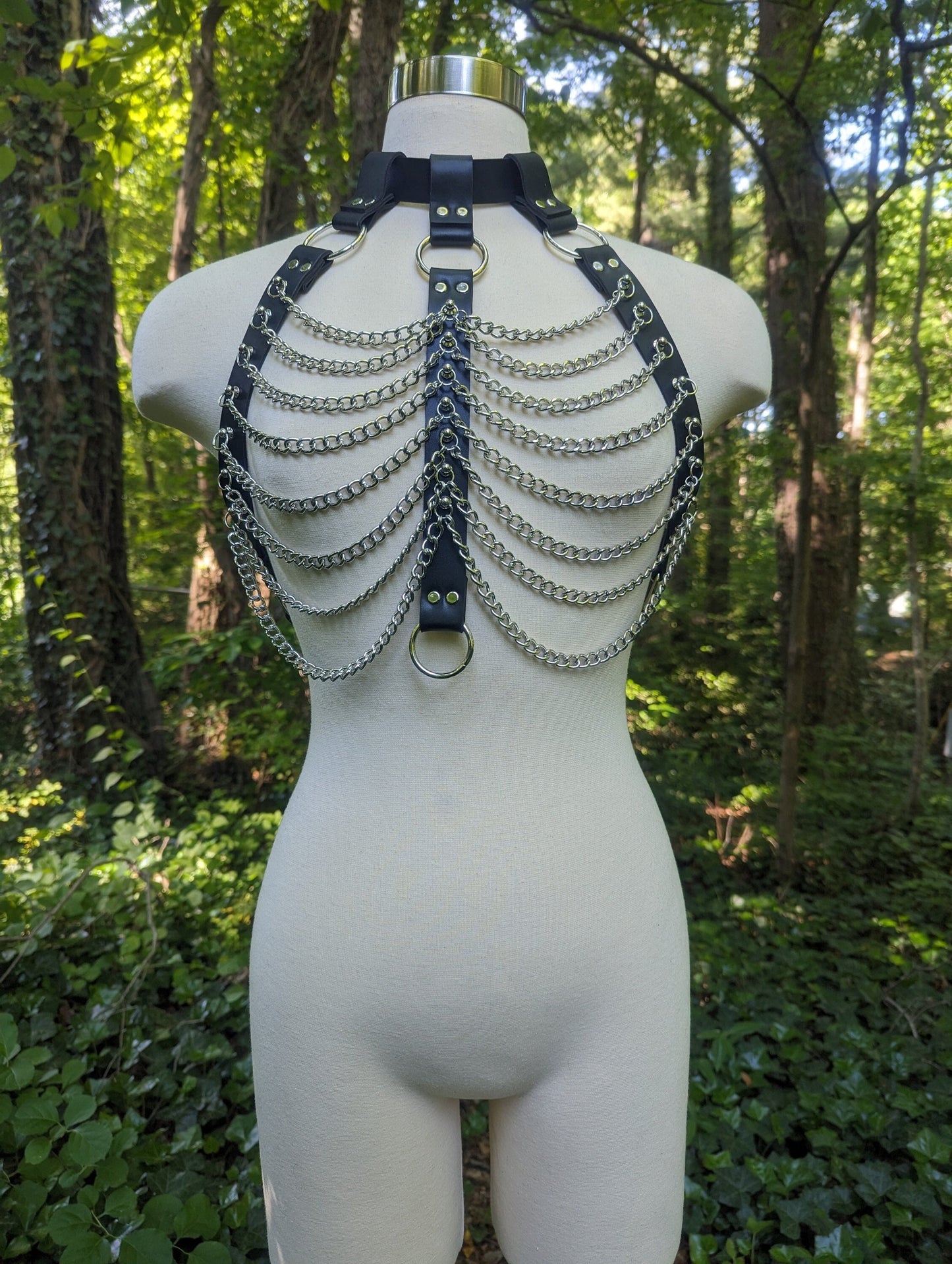 "Shadow" Chain Bra