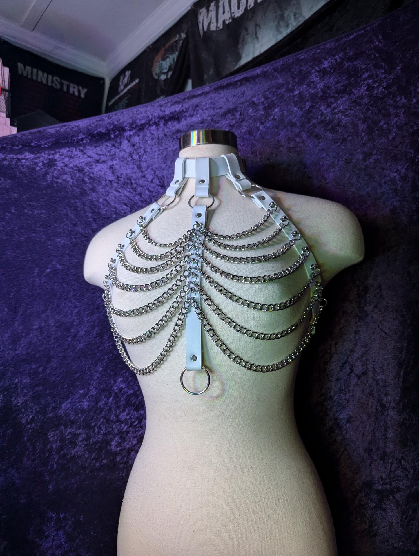 "Ice Maiden" Chain Bra