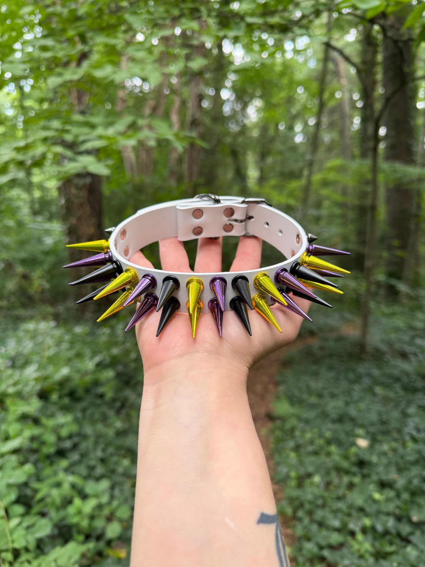 Yellow // Purple // Black Choker