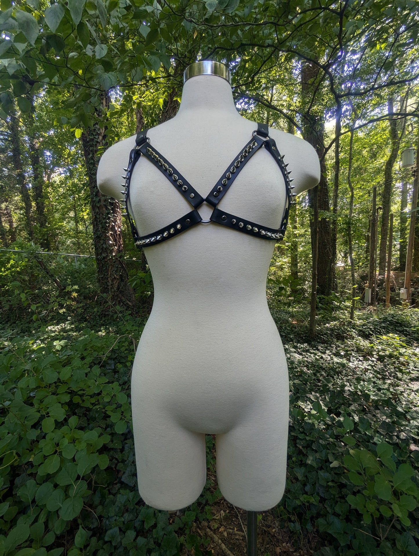 "Breathless" Spiked Bra