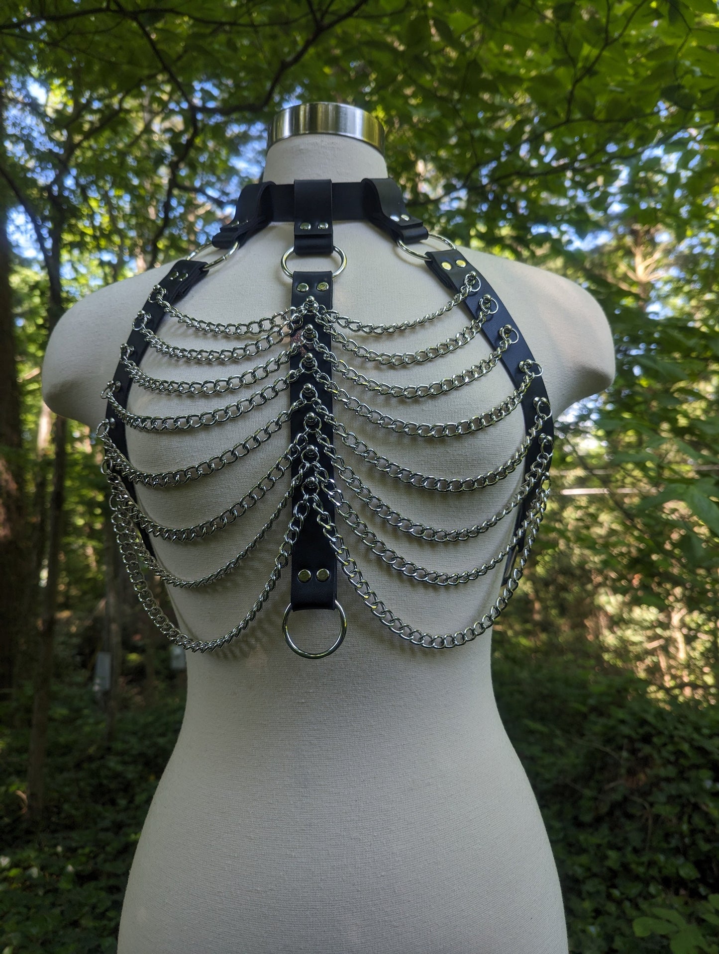 "Shadow" Chain Bra