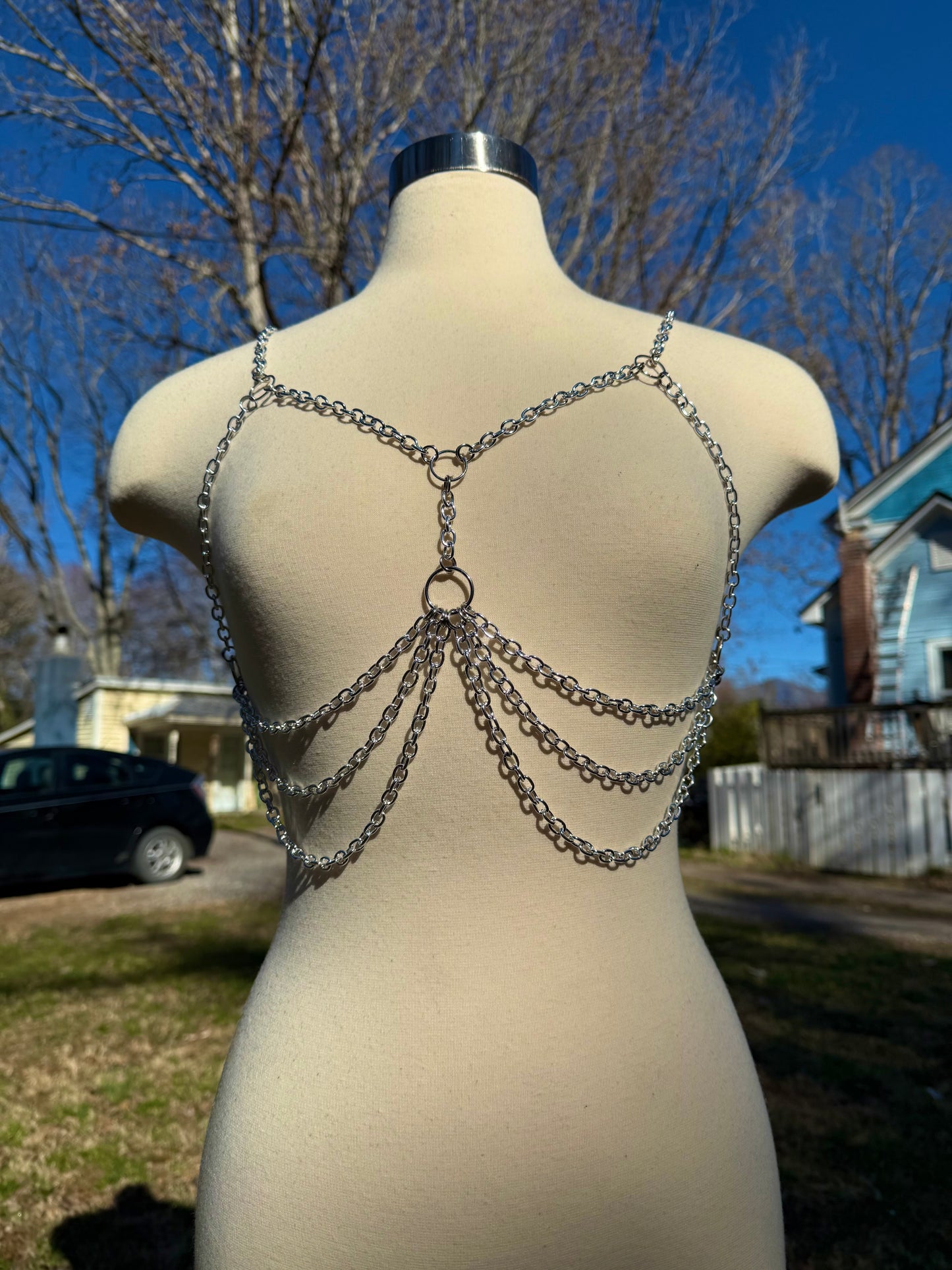 “Monarch” Chain Bra