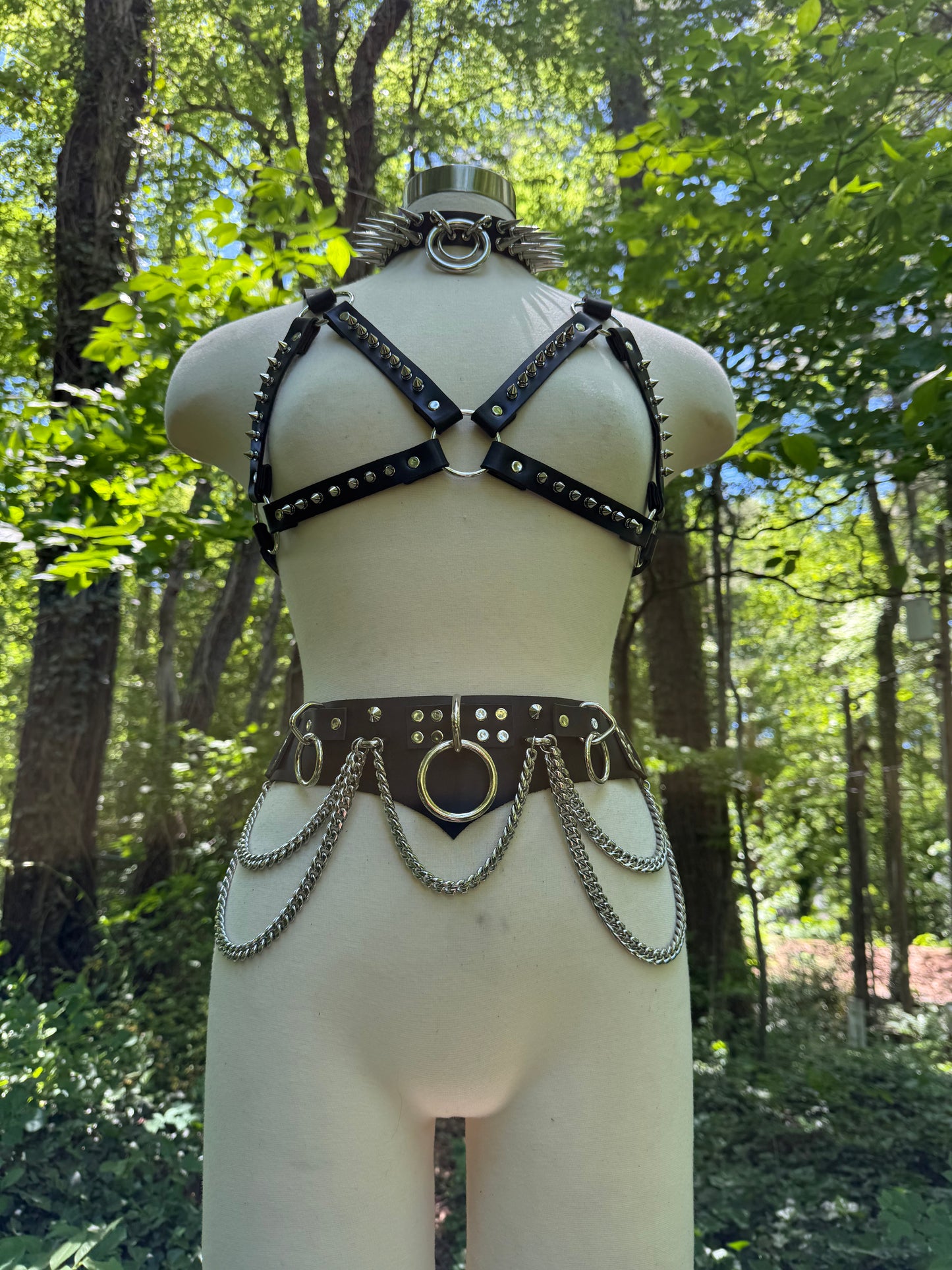 Fashion Bondage Belt with O-Rings