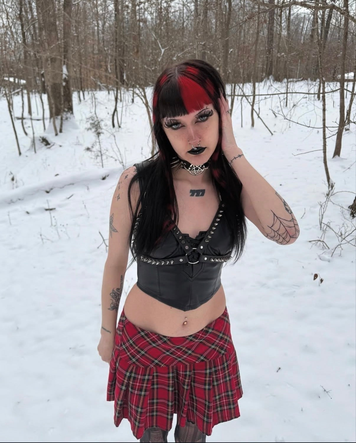 "Breathless" Spiked Bra