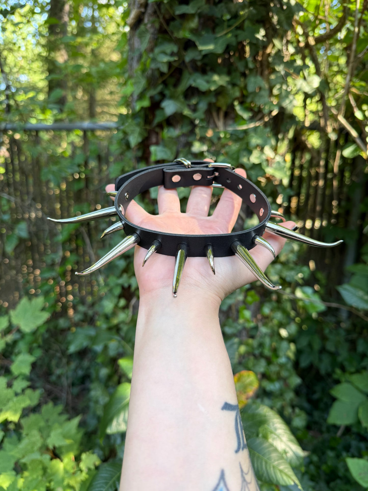 XL Cat Claw Spike Collar