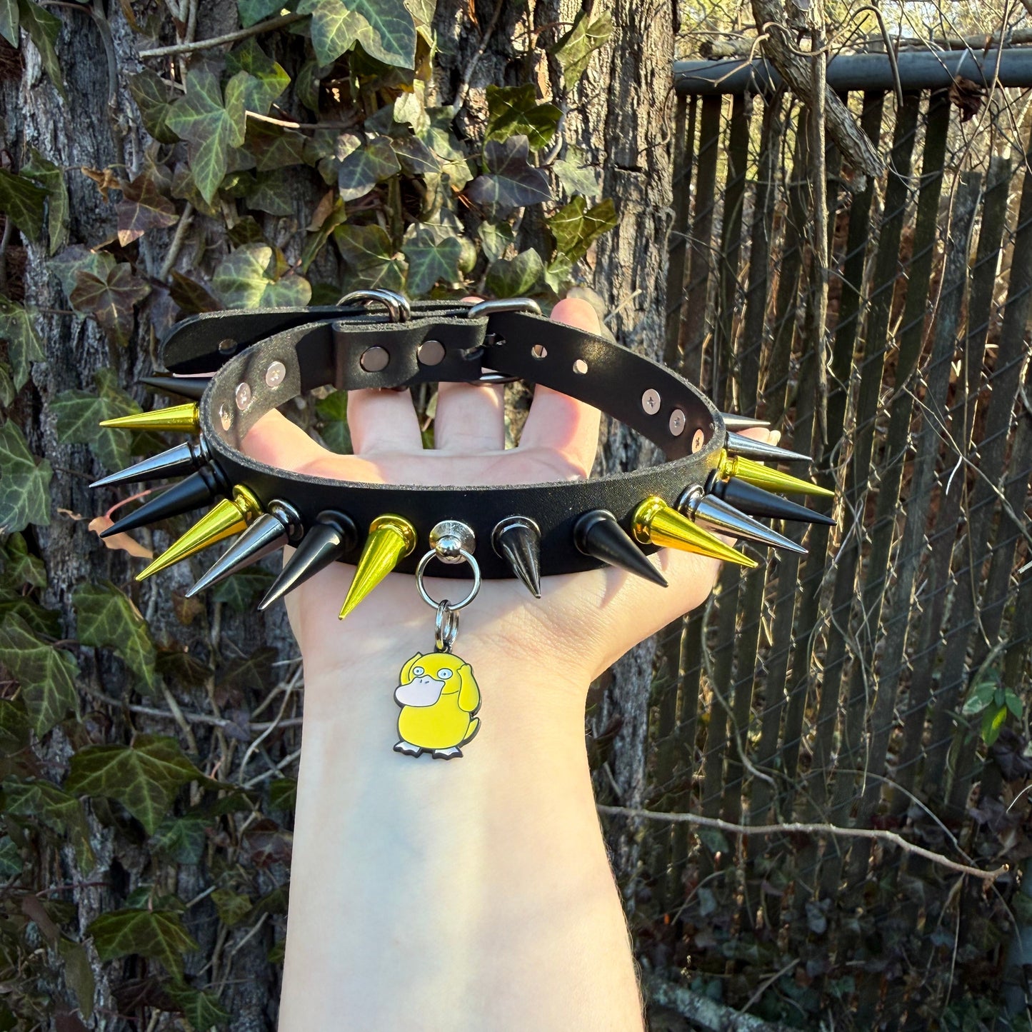 Psyduck Charm Choker