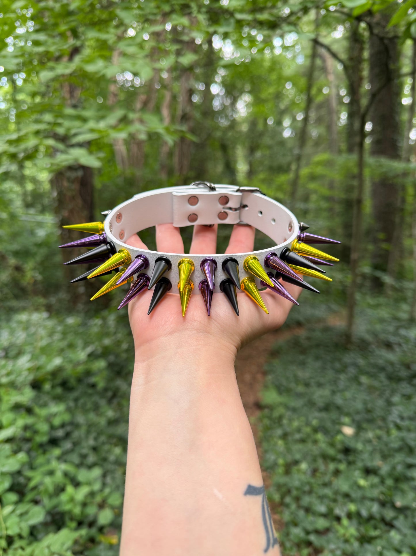 Yellow // Purple // Black Choker