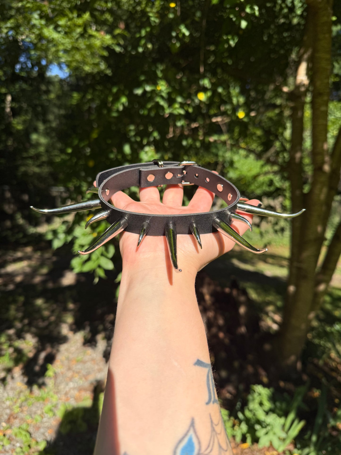 XL Cat Claw Spike Collar