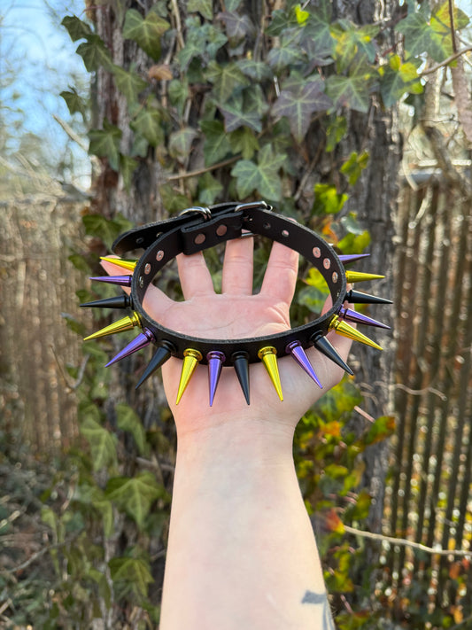 Yellow // Purple // Black Choker