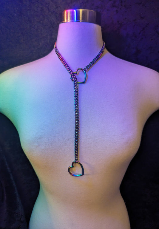 Rainbow Slip Chain Necklace