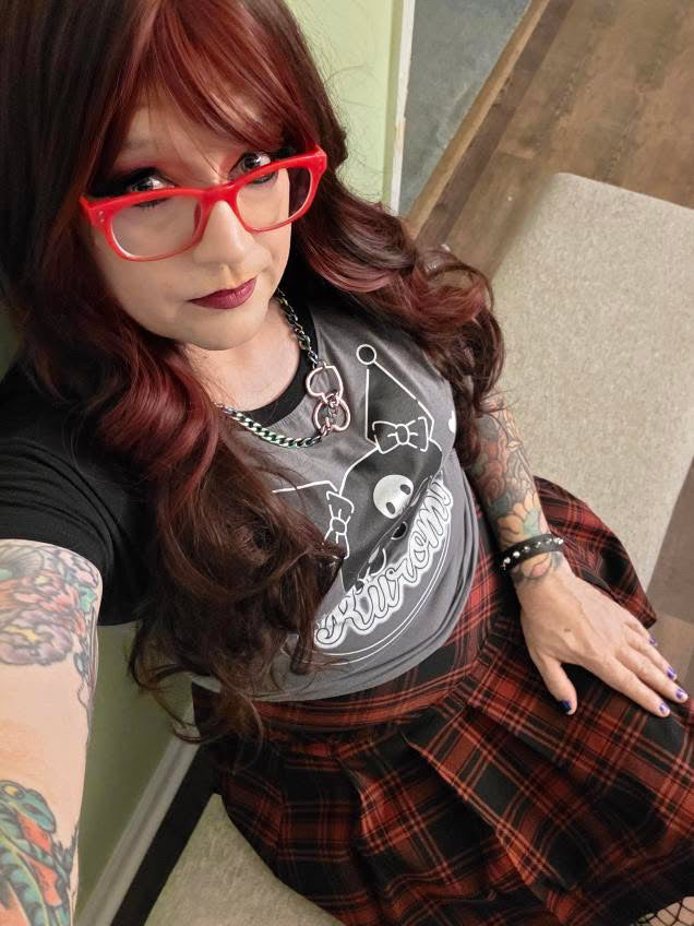 Pink Heart Slip Chain Necklace