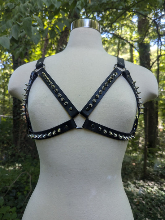 "Breathless" Spiked Bra