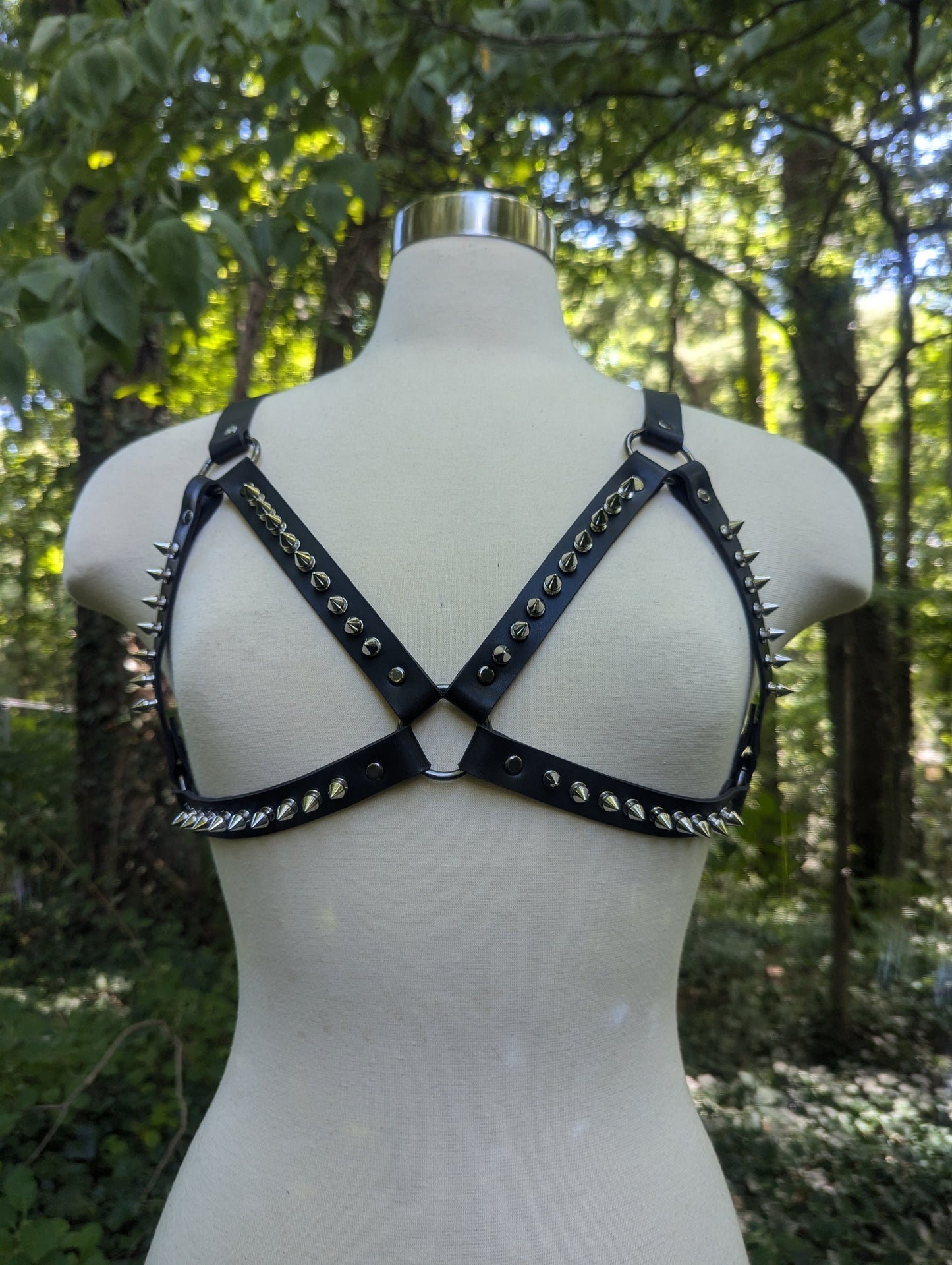 "Breathless" Spiked Bra