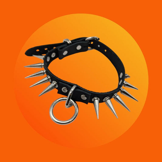 O-Ring Spiked Choker