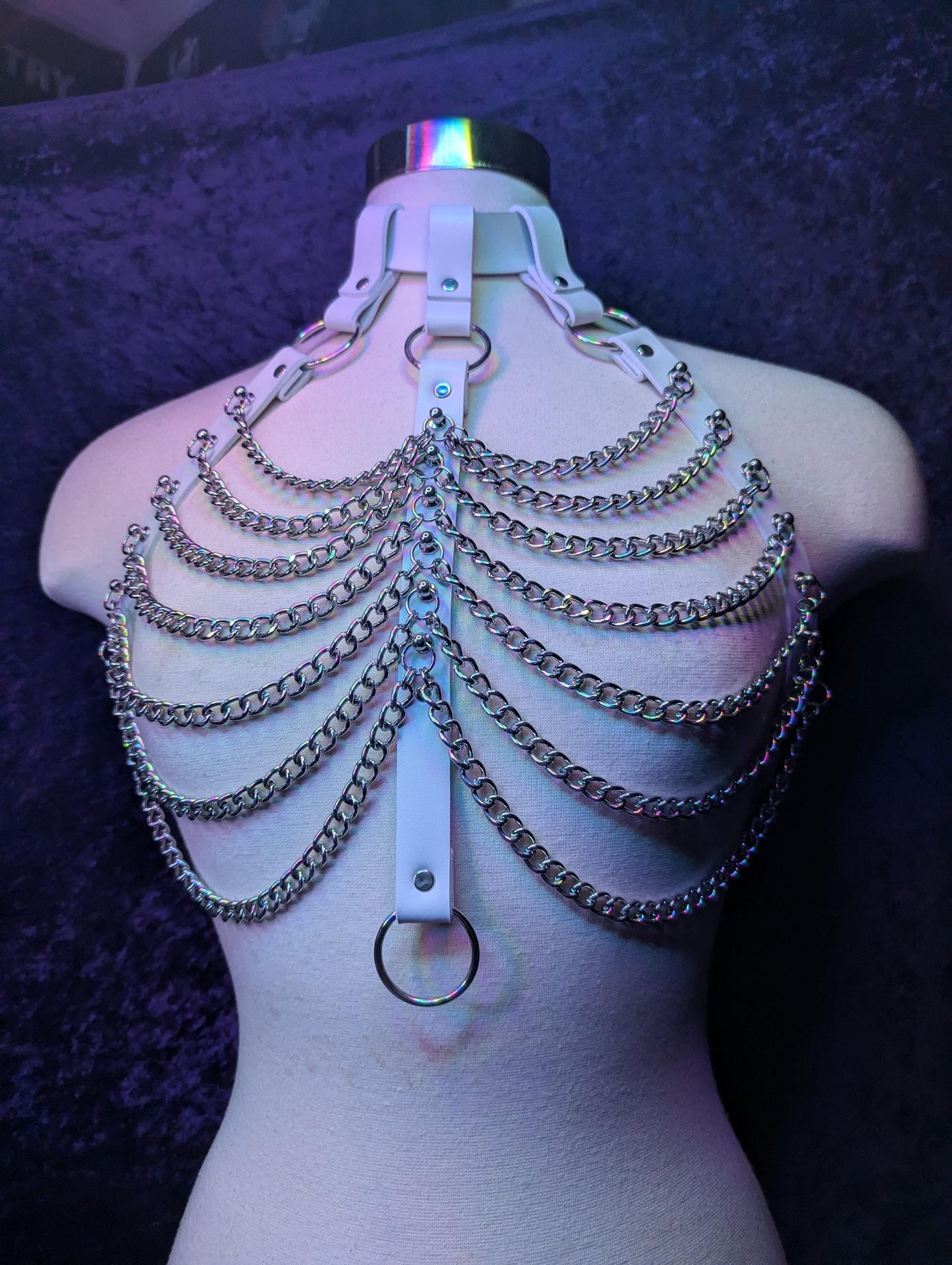 "Ice Maiden" Chain Bra
