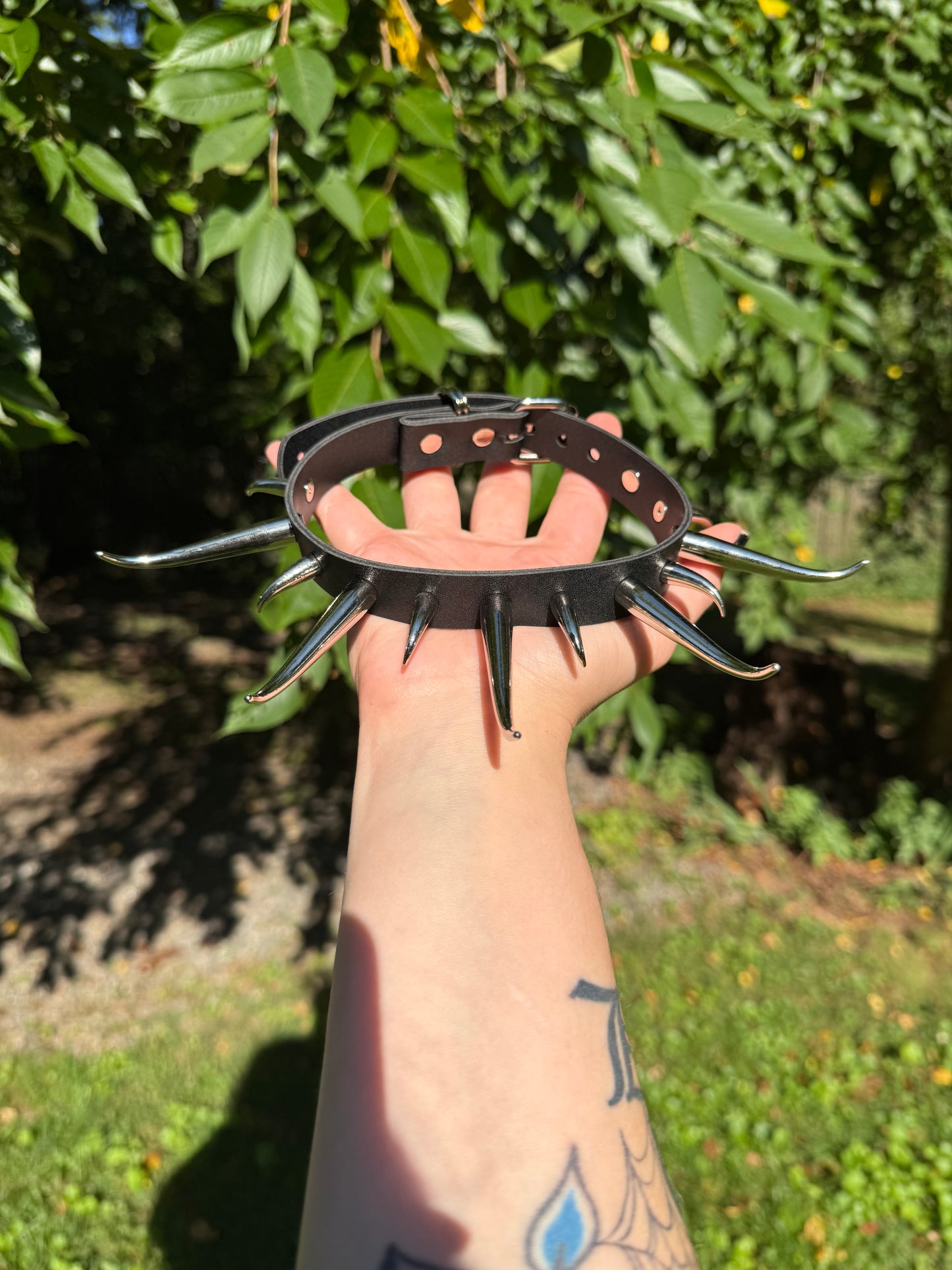 XL Cat Claw Spike Collar