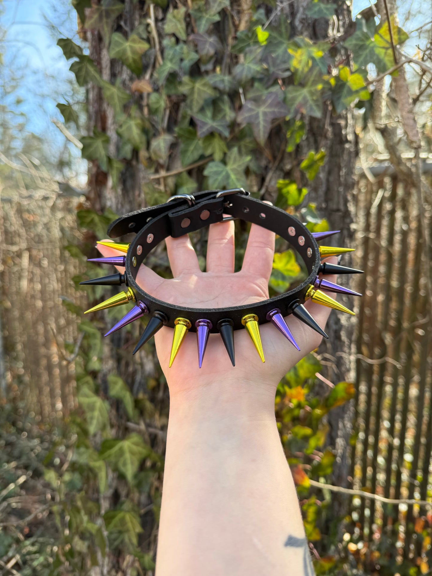 Yellow // Purple // Black Choker