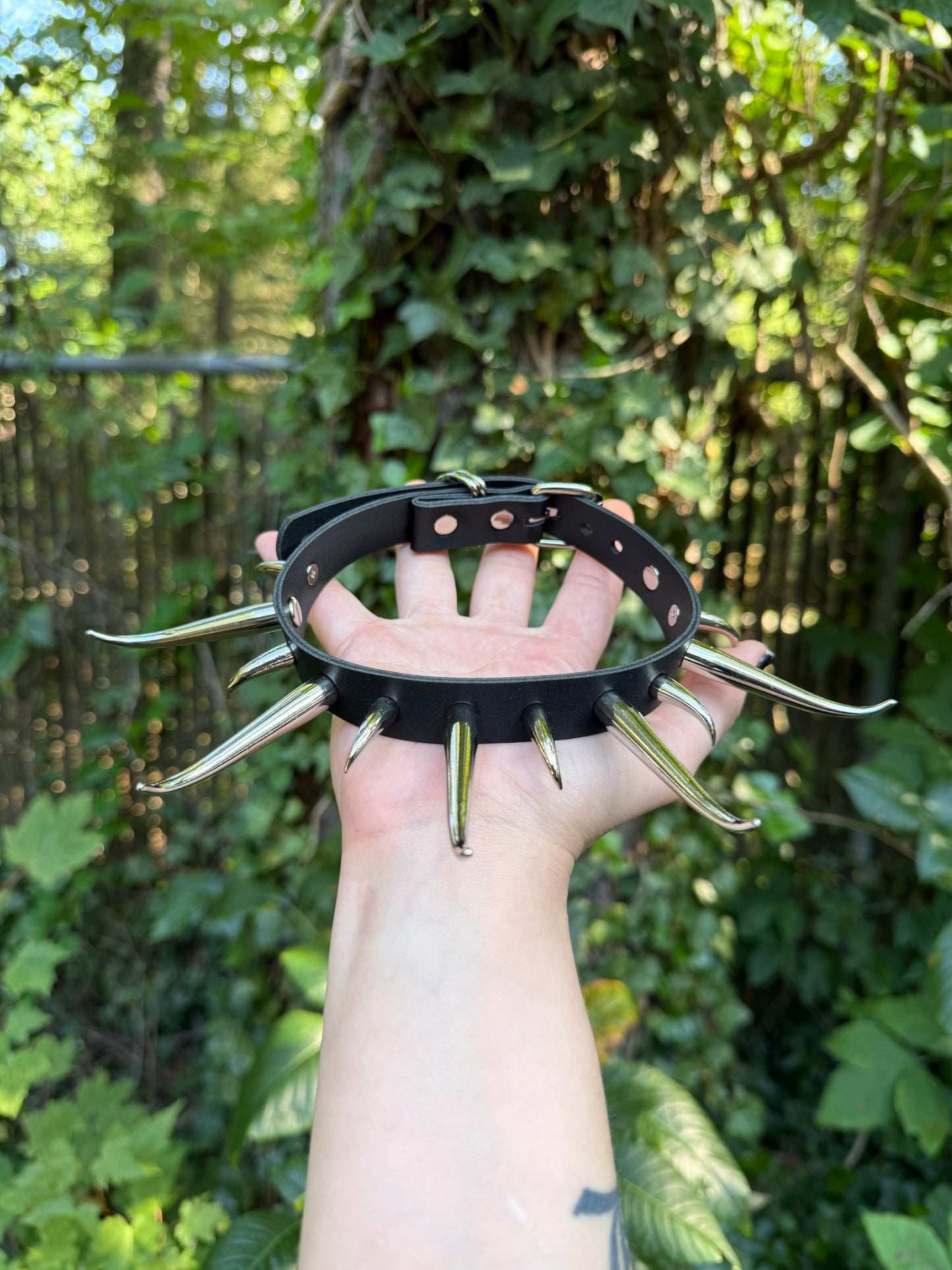 XL Cat Claw Spike Collar