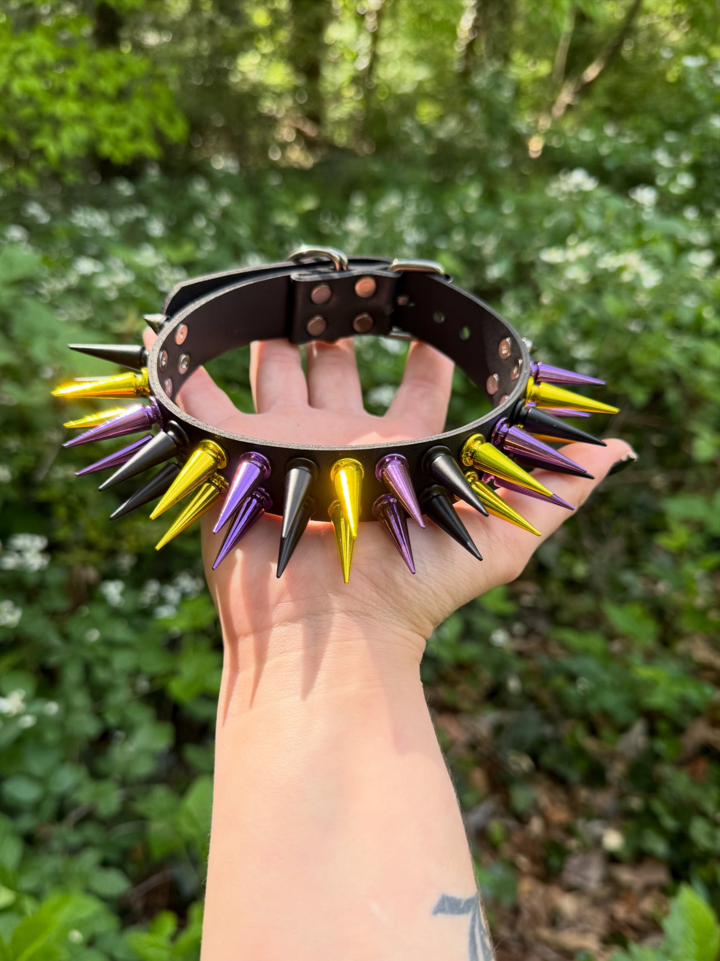 Yellow // Purple // Black Choker