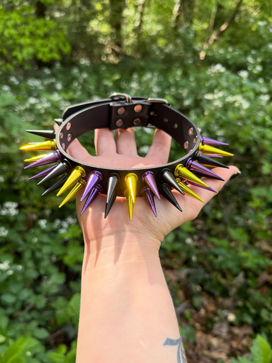 Yellow // Purple // Black Choker