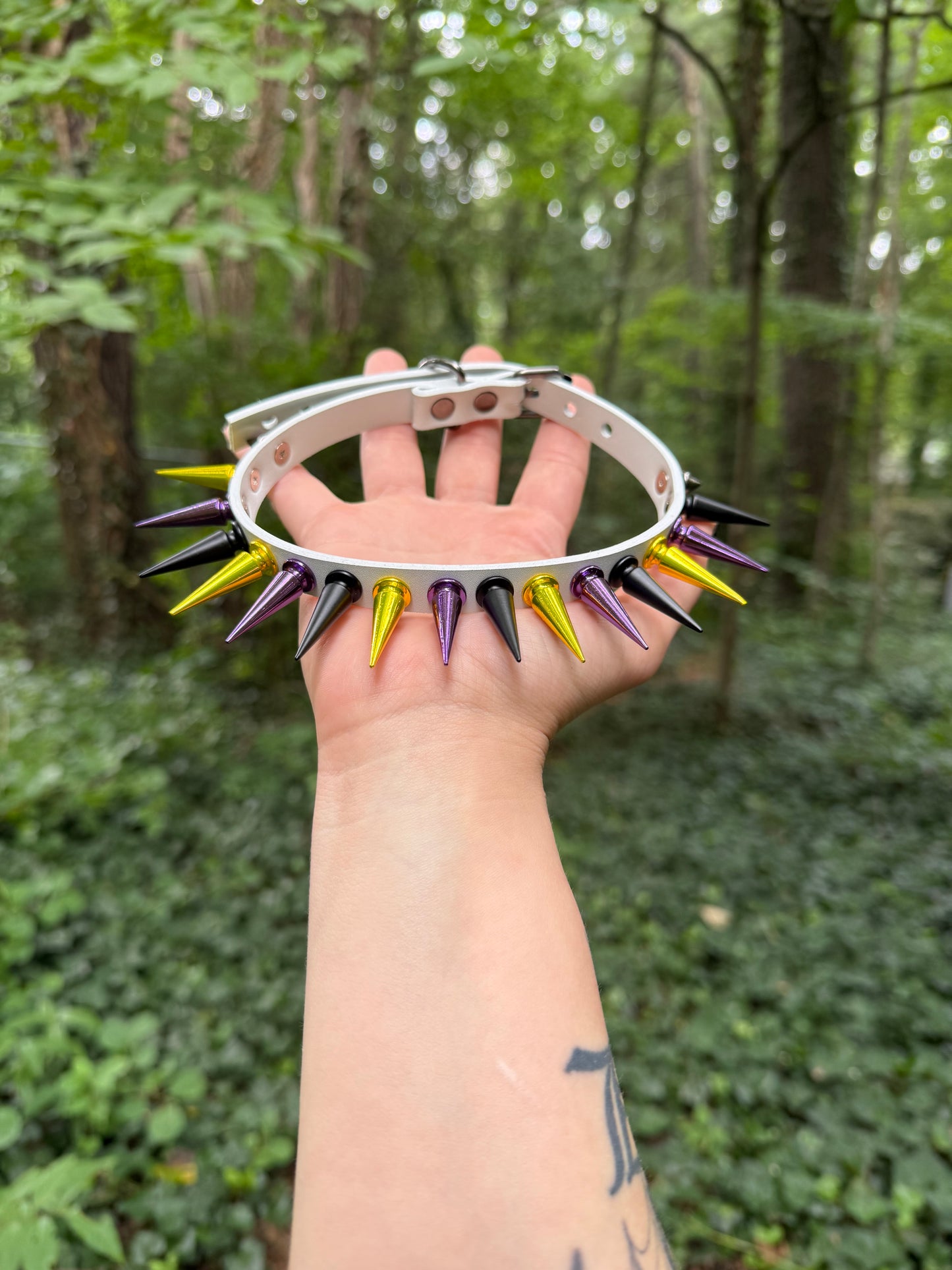 Yellow // Purple // Black Choker