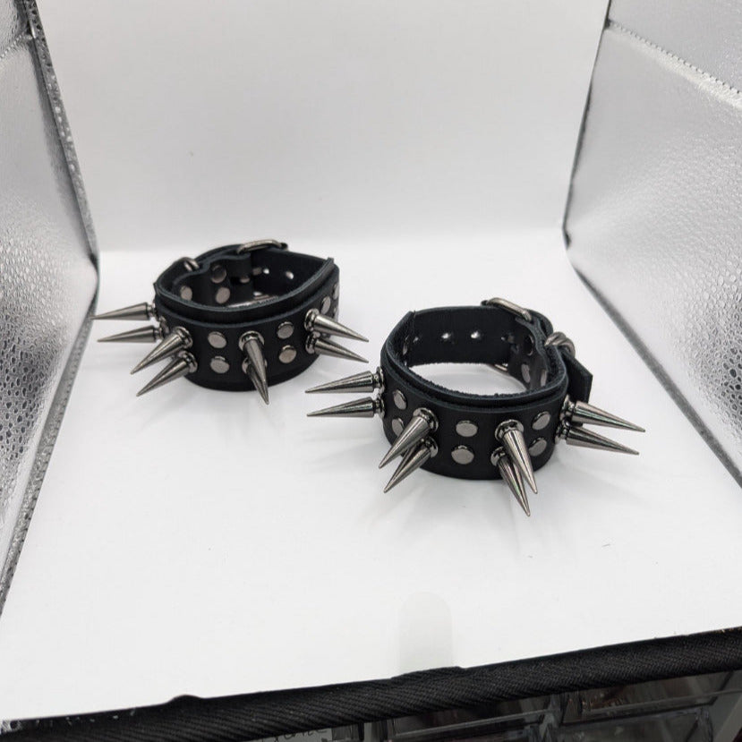 1.5” Wide Spiked Bracelet