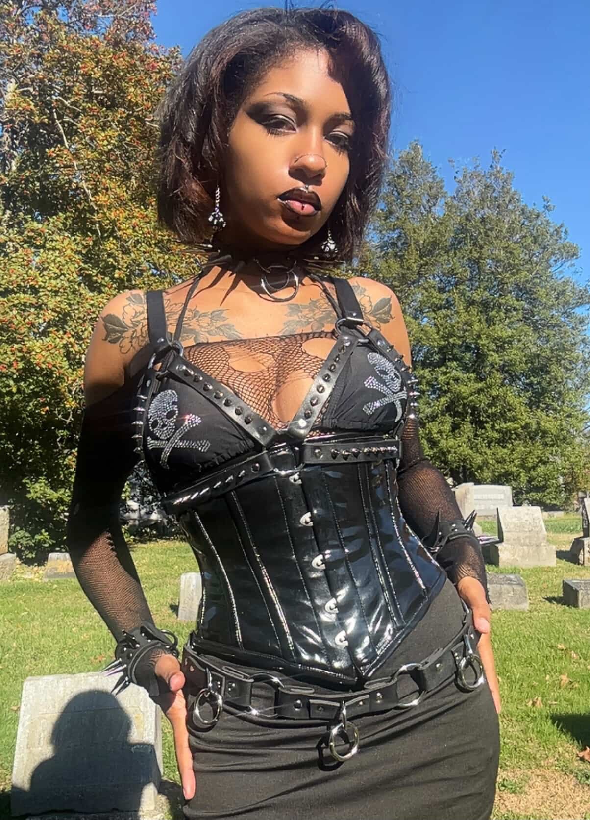 "Breathless" Spiked Bra