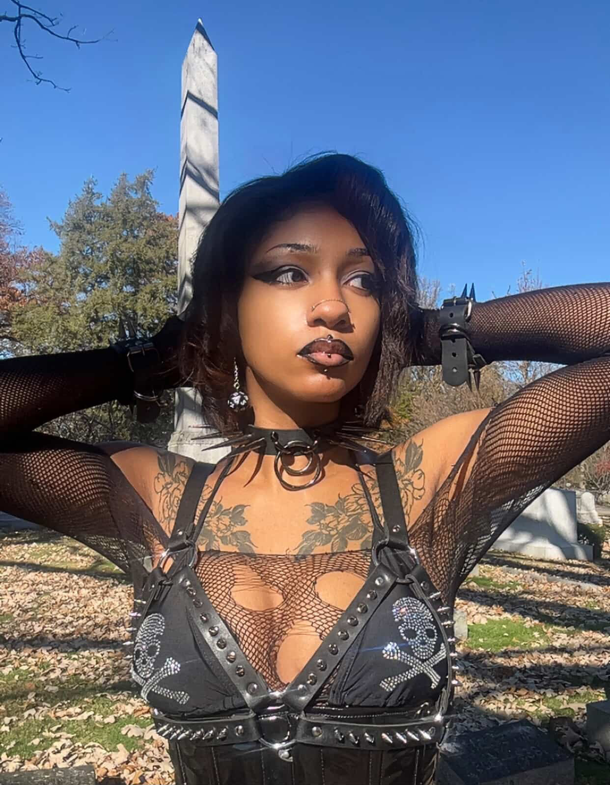 "Breathless" Spiked Bra