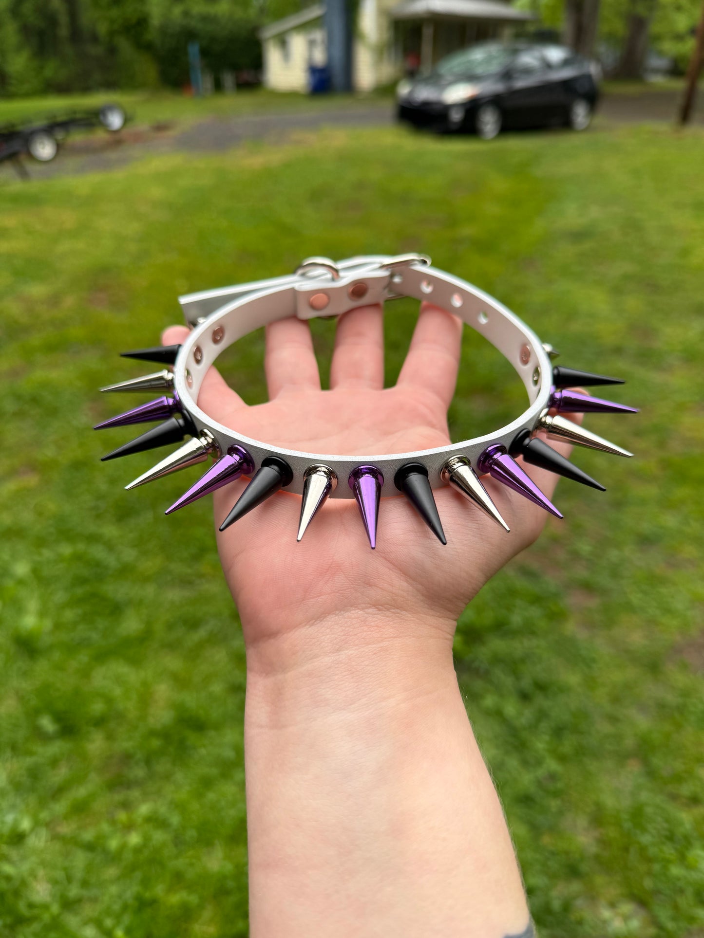 Black // Silver // Purple Choker