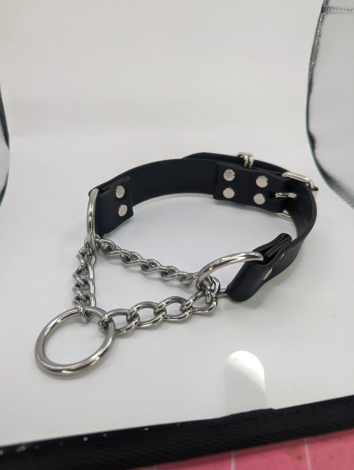 GunMetal // Black Martingale Choker