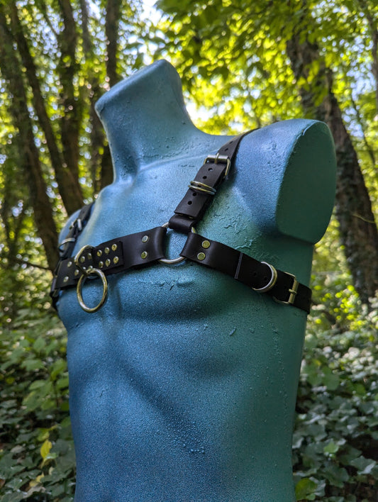 Leather Chest Harness