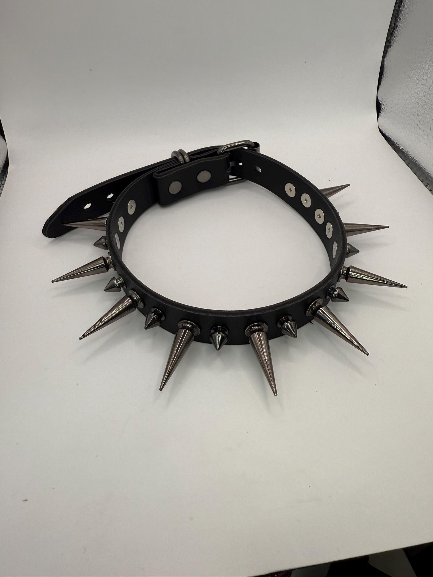 Thin Spiked Choker - Select Color <3