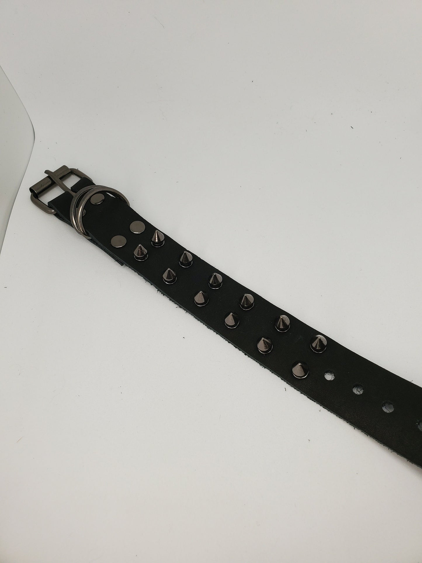 Leather Spiked Bracelet