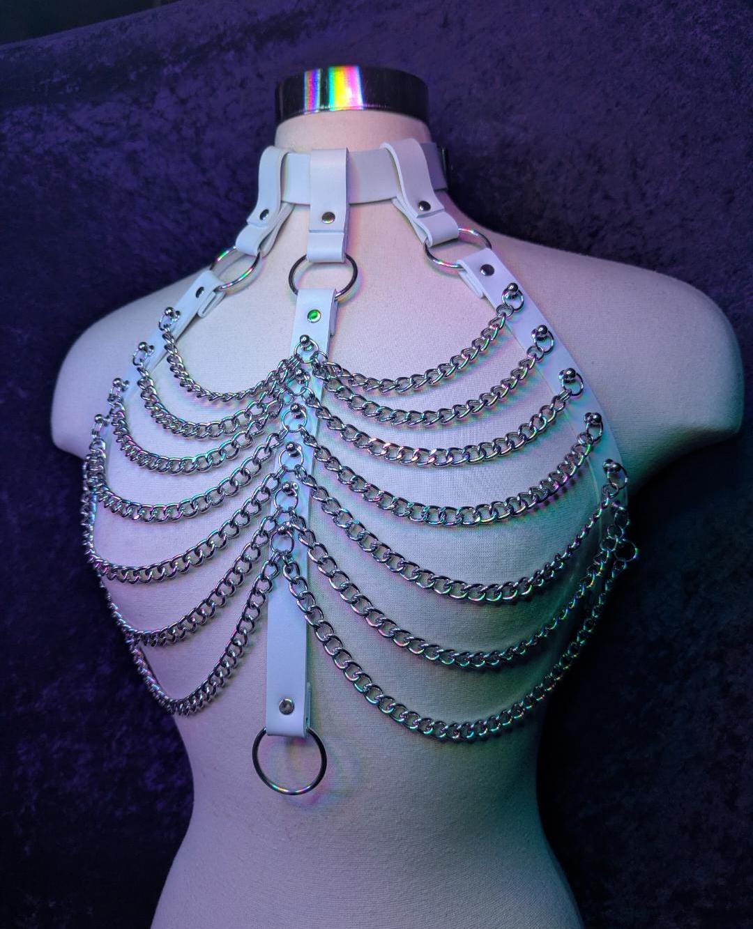 "Ice Maiden" Chain Bra
