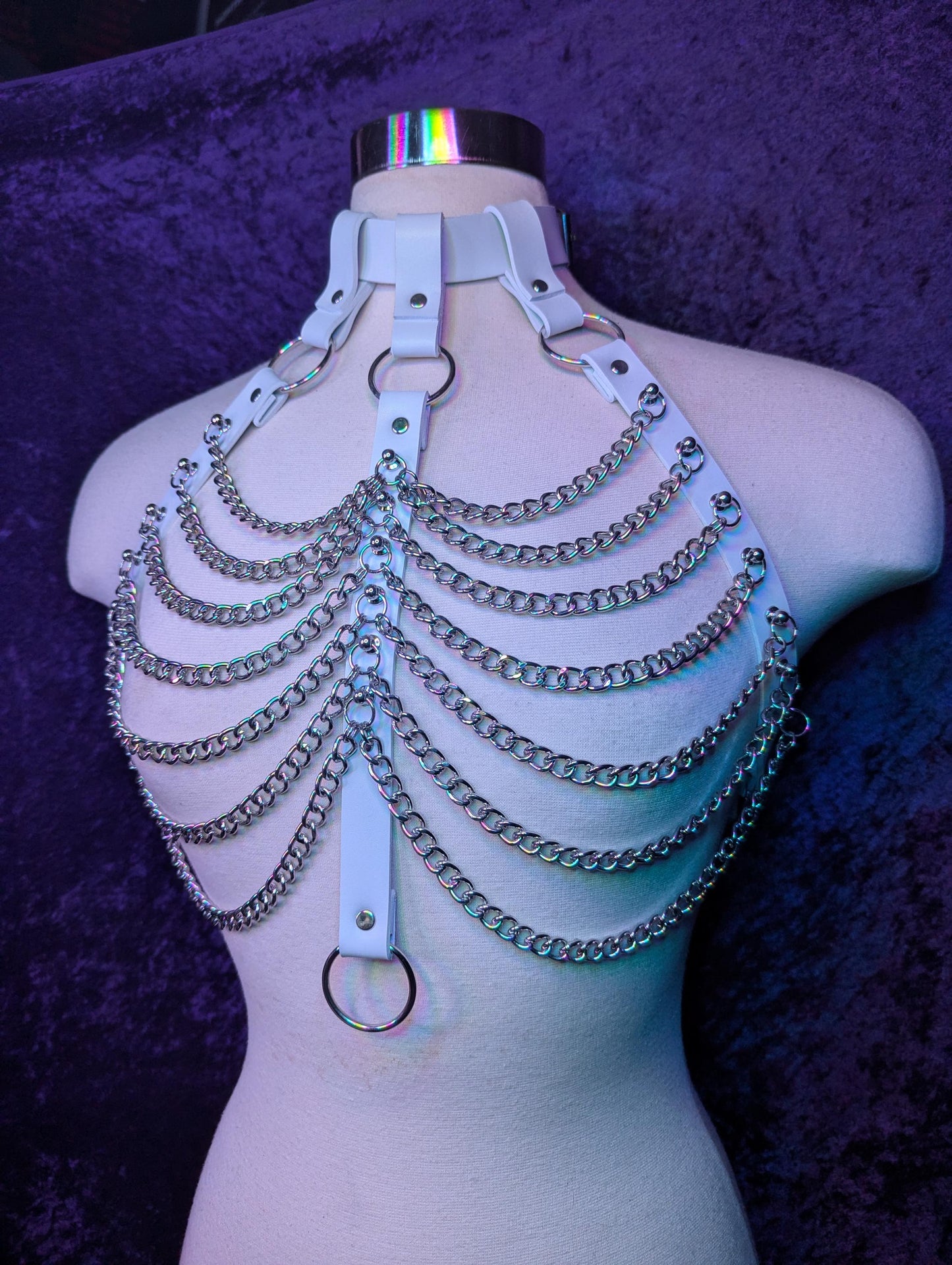 "Ice Maiden" Chain Bra